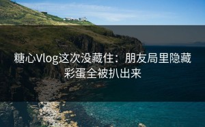 糖心Vlog这次没藏住：朋友局里隐藏彩蛋全被扒出来